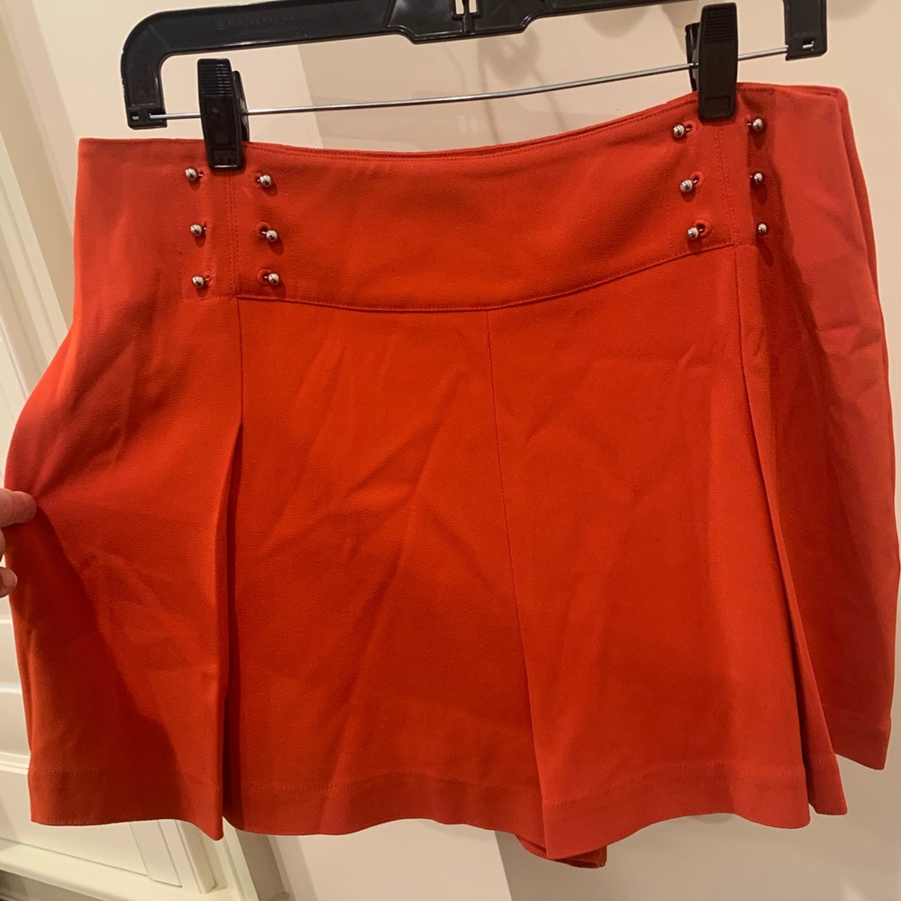 Derek Lam 10 Crosby Red Sailor Shorts Size 12